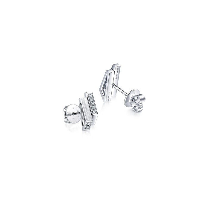 18K White Gold Earring | Chow Sang Sang Jewellery | 93433E - 5
