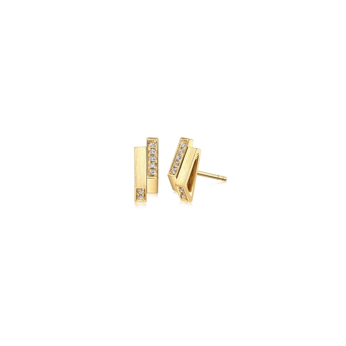 18K Yellow Gold Earring | Chow Sang Sang Jewellery | 93433E - 1