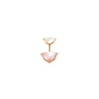 Harmony'18K Rose Gold Pink Mother of Pearl Single Earring