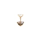 Harmony'18K Rose Gold Black Mother of Pearl Single Earring