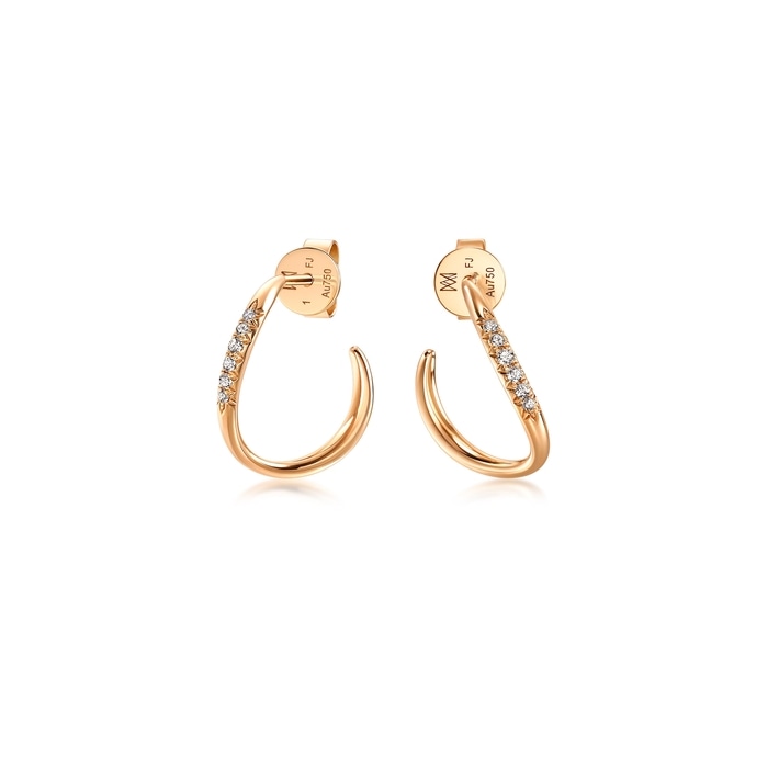 18K Rose Gold Earring | Chow Sang Sang Jewellery | 93486E - 4