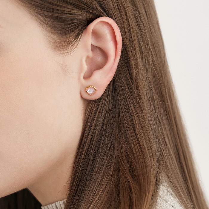 Solid Gold Earring | Chow Sang Sang Jewellery | Love Decode | 93526E - 2