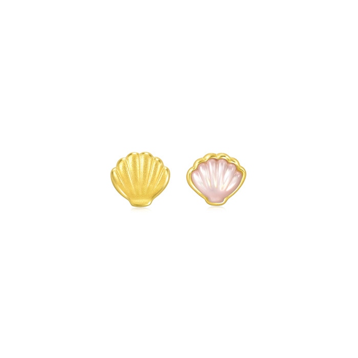 Solid Gold Earring | Chow Sang Sang Jewellery | Love Decode | 93526E - 1