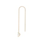 Harmony'18K Rose Gold White Mother of Pearl Single Earring