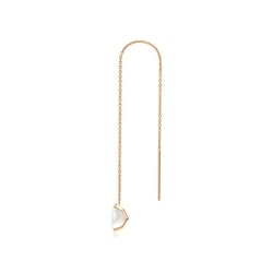 'Harmony'18K Rose Gold White Mother of Pearl Single Earring