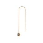 Harmony'18K Rose Gold Black Mother of Pearl Single Earring