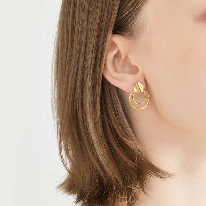 Solid Gold Earring | Chow Sang Sang Jewellery | gin | 93682E - 2