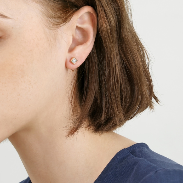 18K White & Rose Gold Earring | Chow Sang Sang Jewellery | Daily Luxe | 93705E - 3