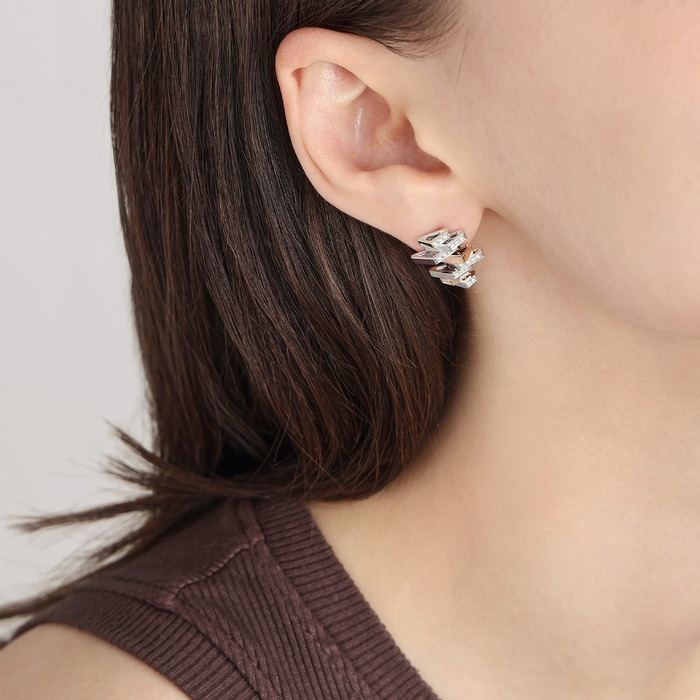 18K White & Rose Gold Earring | Chow Sang Sang Jewellery | 93895E - 3