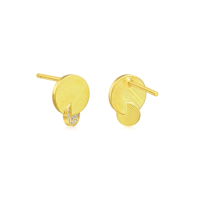 Solid Gold Earring | Chow Sang Sang Jewellery | Essence | 93904E - 5