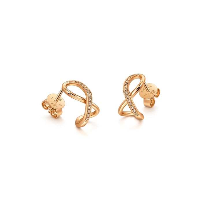 18K Rose Gold Earring | Chow Sang Sang Jewellery | 93905E - 5