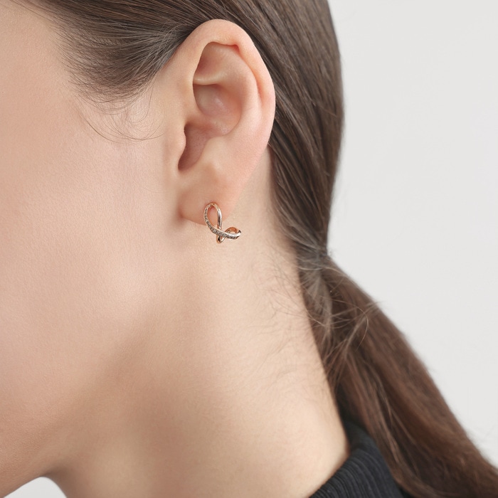 18K Rose Gold Earring | Chow Sang Sang Jewellery | 93905E - 2