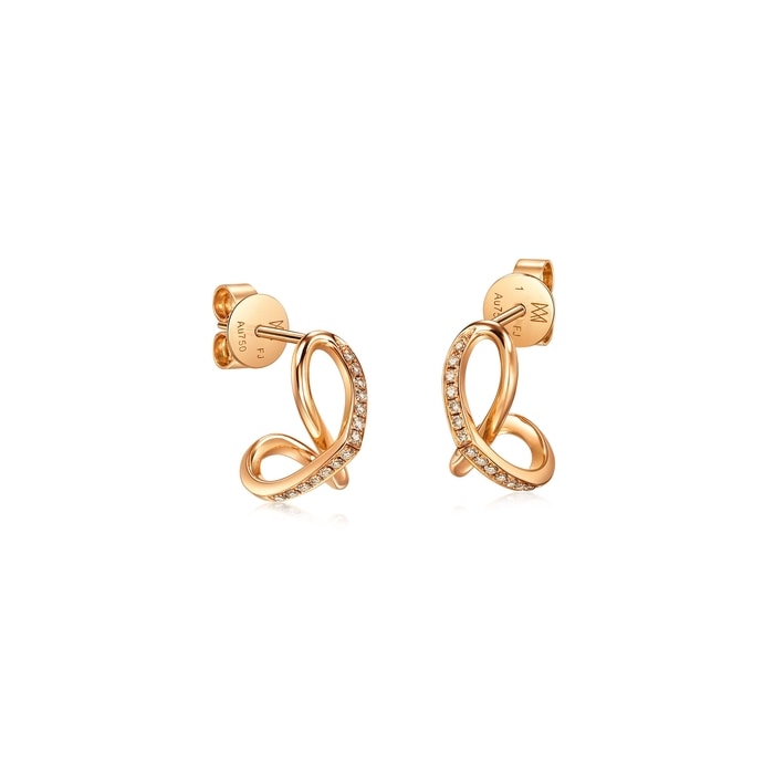 18K Rose Gold Earring | Chow Sang Sang Jewellery | 93905E - 4