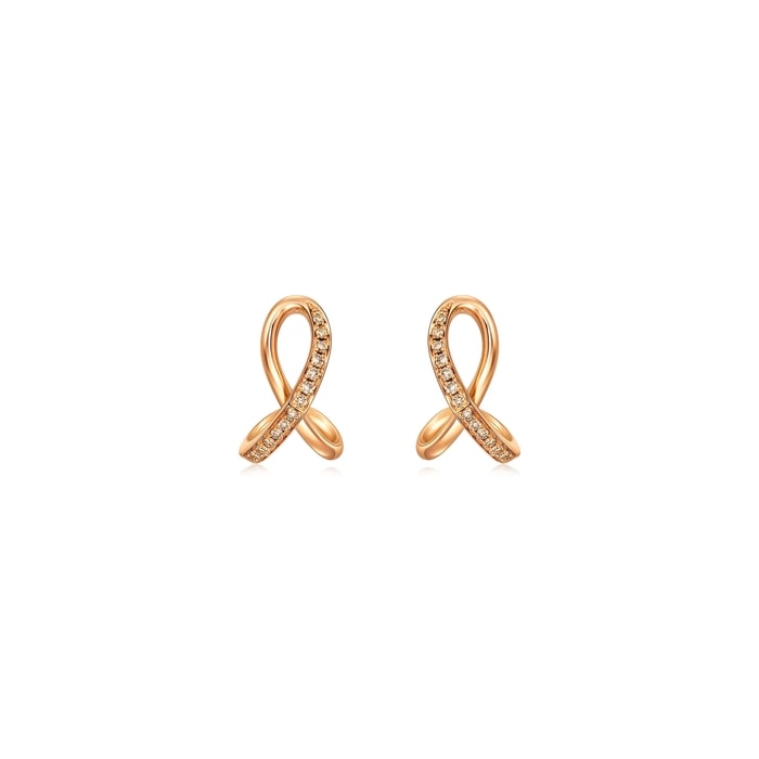 18K Rose Gold Earring | Chow Sang Sang Jewellery | 93905E - 1