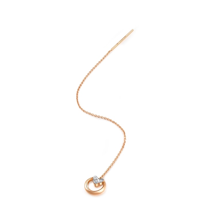 18K White & Rose Gold Earring | Chow Sang Sang Jewellery | 93935E - 4