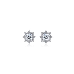 'Iconic' 900 Platinum Diamond Earrings