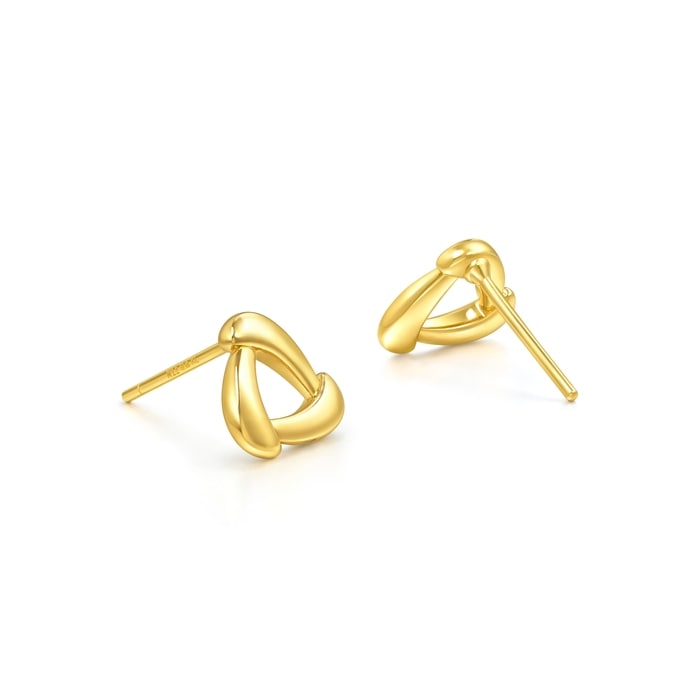 Solid Gold Earring | Chow Sang Sang Jewellery | 94093E - 5