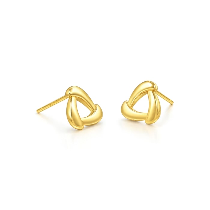 Solid Gold Earring | Chow Sang Sang Jewellery | 94093E - 4