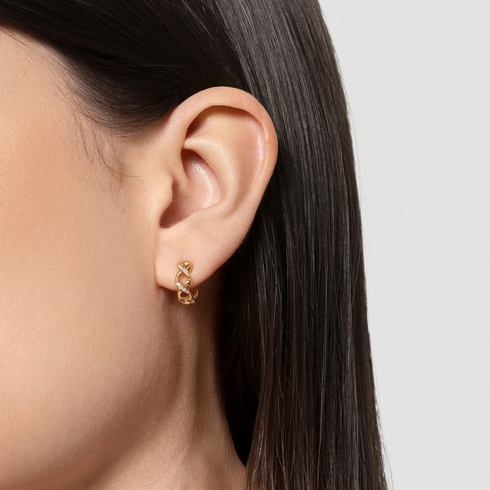 18K玫瑰金 耳環 | 周生生珠寶 | 94116E - 2