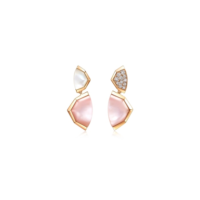 18K Rose Gold Earring | Chow Sang Sang Jewellery | 94219E - 1