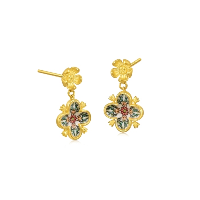 999黃金 耳環 | 周生生珠寶 | 94303E - 4