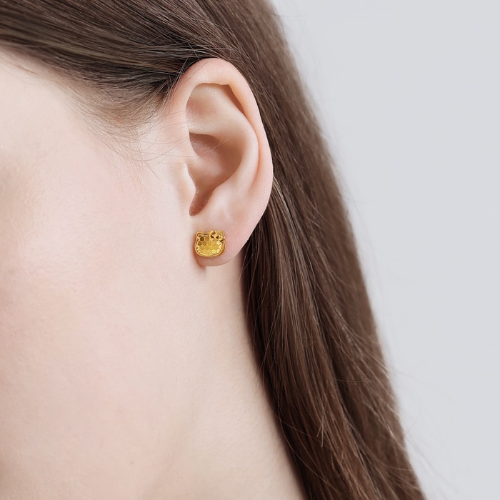 999黃金 耳環 | 周生生珠寶 | 94323E - 2