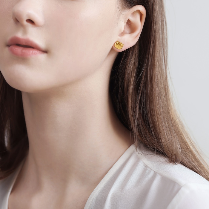 999黃金 耳環 | 周生生珠寶 | 94323E - 3