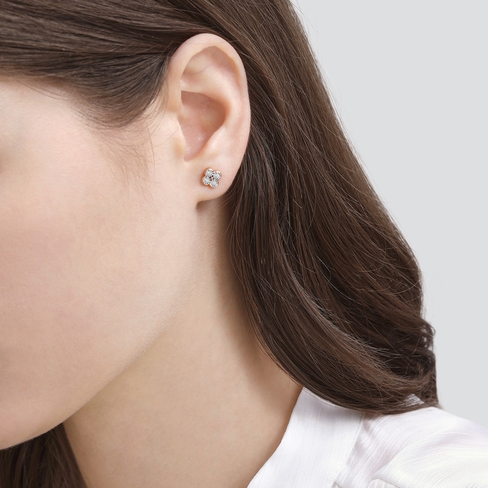 18K White & Rose Gold Earring | Chow Sang Sang Jewellery | Daily Luxe | 94342E - 3