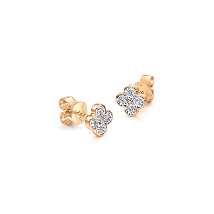 18K White & Rose Gold Earring | Chow Sang Sang Jewellery | Daily Luxe | 94342E - 4