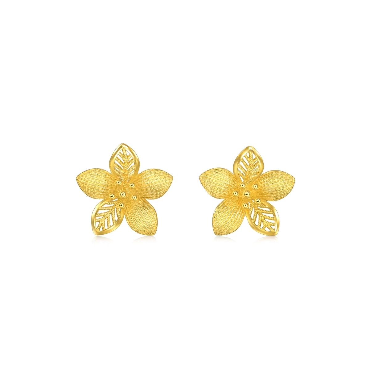 Chinese Wedding Collection 999.9 Gold Earring(602086-WT-0.1050) | Chow ...