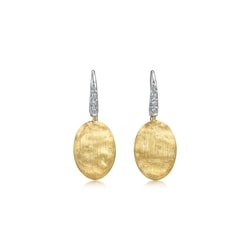 「Siviglia」18K黃白分色黃金鑽石耳環