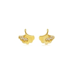 999 Gold Diamond Earrings