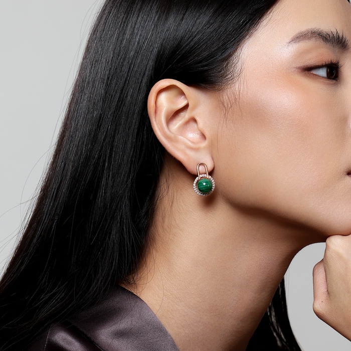 18K玫瑰金 耳環 | 周生生珠寶 | 94693E - 2