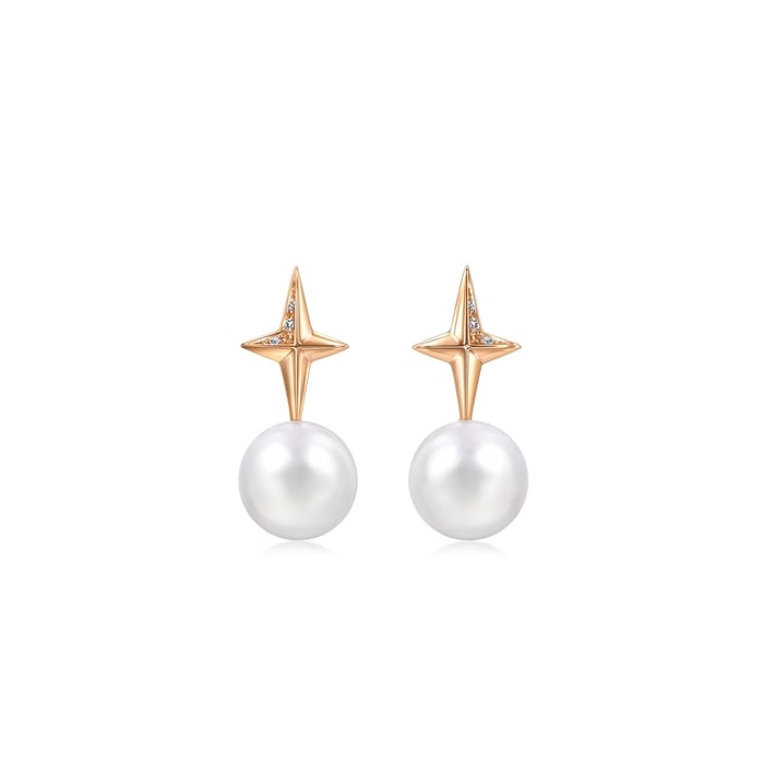 18K玫瑰金 耳環 | 周生生珠寶 | Daily Luxe | 94729E - 1