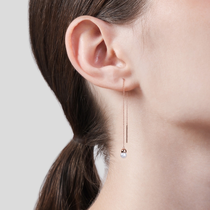 18K Rose Gold Earring | Chow Sang Sang Jewellery | Daily Luxe | 94730E - 2