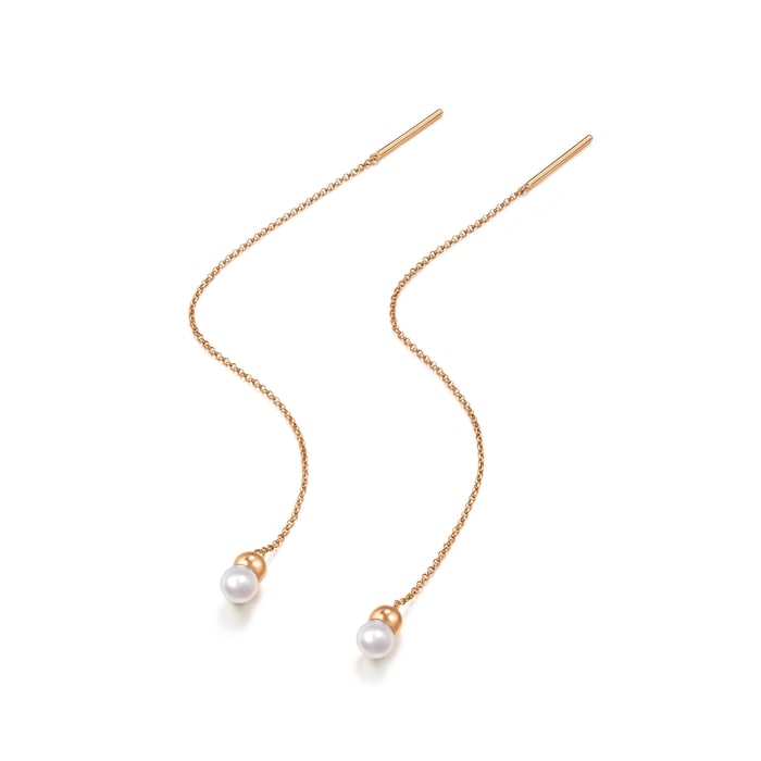 18K Rose Gold Earring | Chow Sang Sang Jewellery | Daily Luxe | 94730E - 5