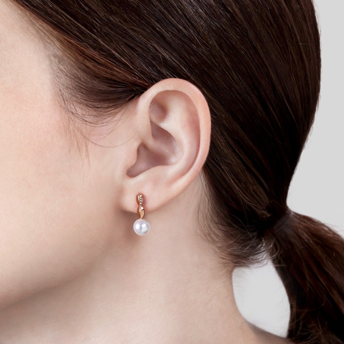 18K Rose Gold Earring | Chow Sang Sang Jewellery | Daily Luxe | 94736E - 2