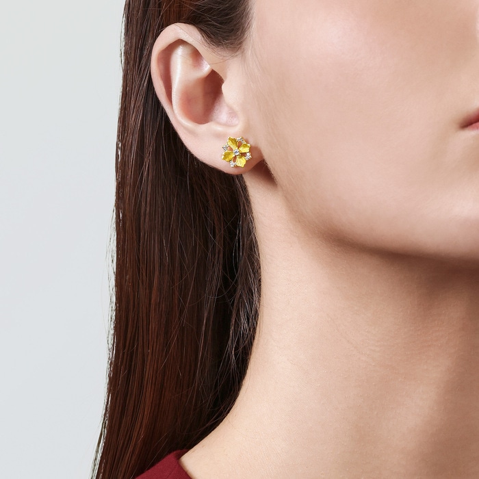 999黃金 耳環 | 周生生珠寶 | Cultural Blessings 「文化祝福」 | 94737E - 3