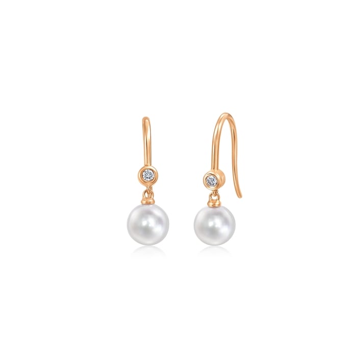 18K Rose Gold Earring | Chow Sang Sang Jewellery | Daily Luxe | 94738E - 1