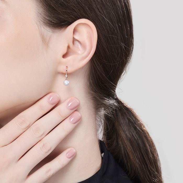 18K Rose Gold Earring | Chow Sang Sang Jewellery | Daily Luxe | 94738E - 3