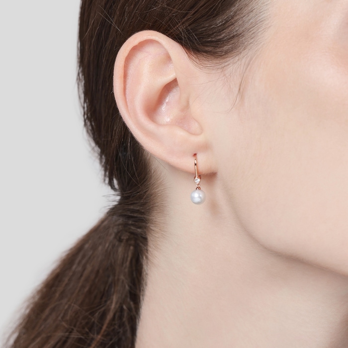 18K Rose Gold Earring | Chow Sang Sang Jewellery | Daily Luxe | 94738E - 2