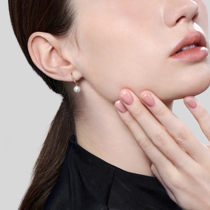 18K Rose Gold Earring | Chow Sang Sang Jewellery | Daily Luxe | 94739E - 3