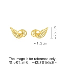 'Taffy' 999.9 Gold Earrings