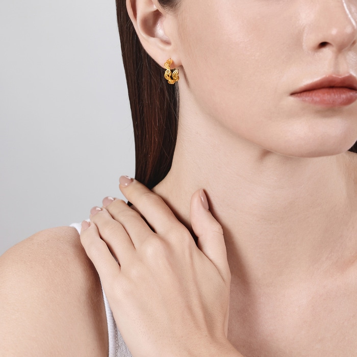 999.9黃金 耳環 | 周生生珠寶 | 95139E - 3