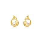 Taffy' 999.9 Gold Pearl Earrings