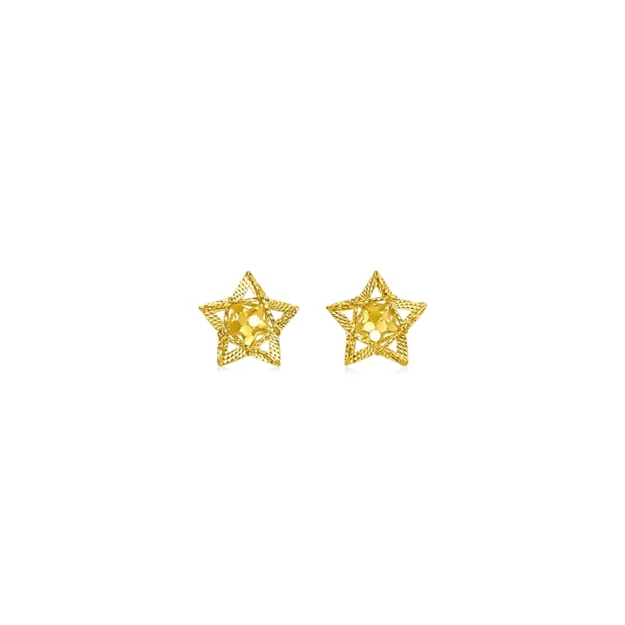 Solid Gold Earring | Chow Sang Sang Jewellery | Essence | 95211E - 1