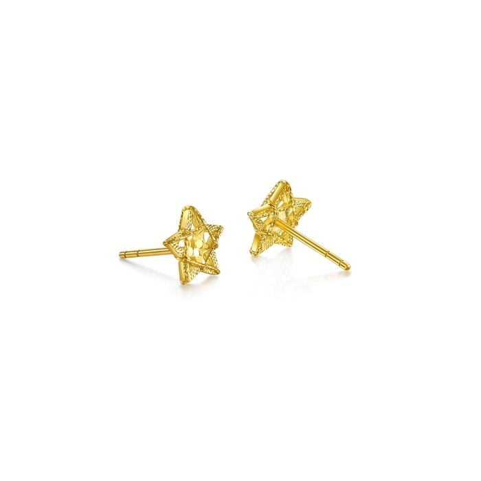 Solid Gold Earring | Chow Sang Sang Jewellery | Essence | 95211E - 5