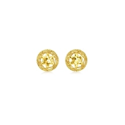 999 Gold Earrings