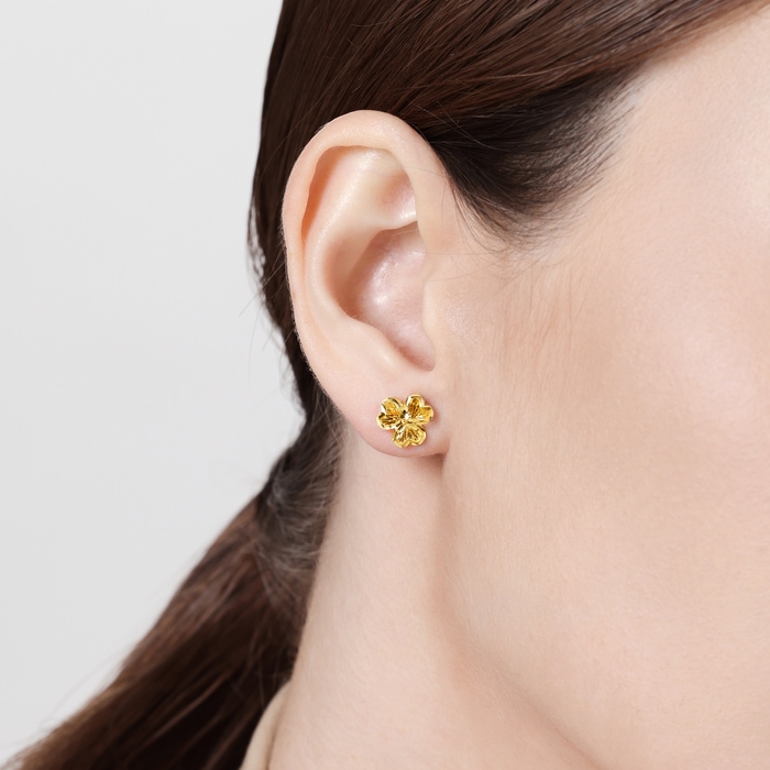 999黃金 耳環 | 周生生珠寶 | Essence「永」 | 95215E - 2