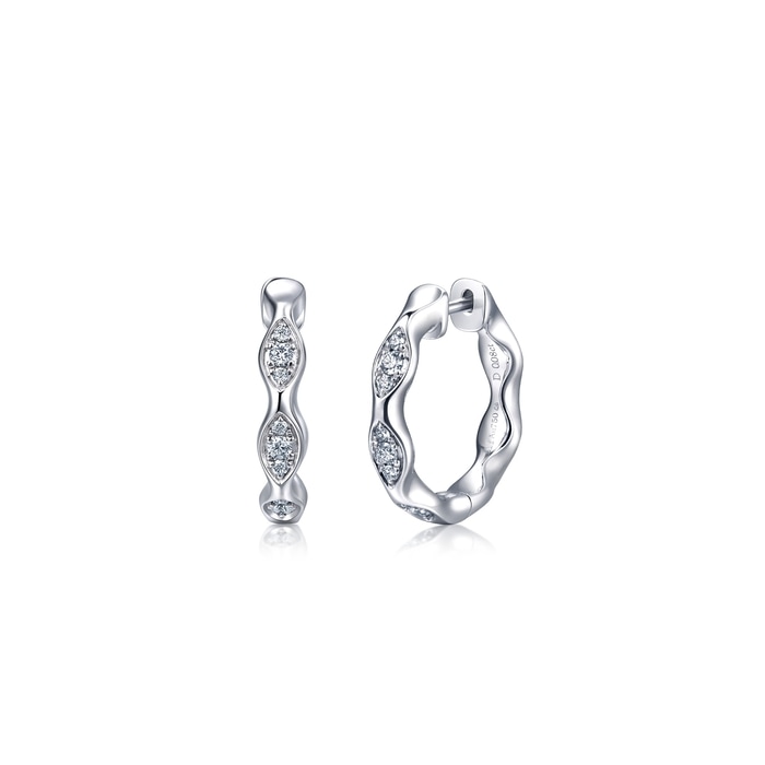 18K White Gold Earring | Chow Sang Sang Jewellery | YuYu | 95282E - 1